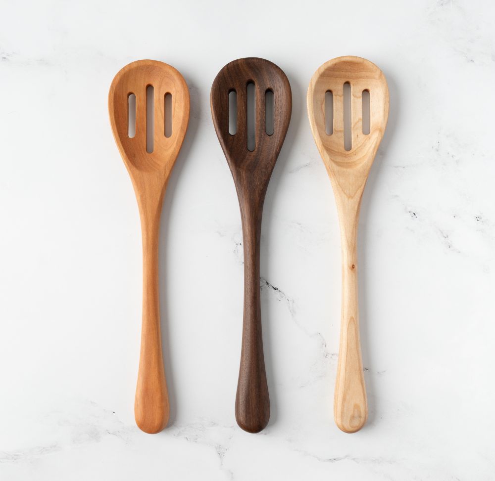 Wooden Slotted Spoon