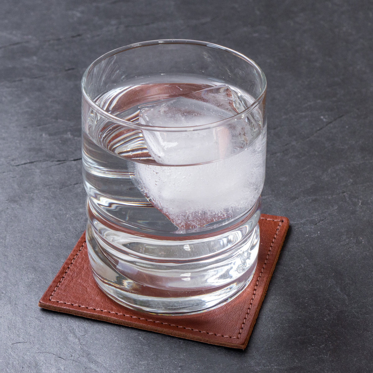 Premium Leather Coaster Set