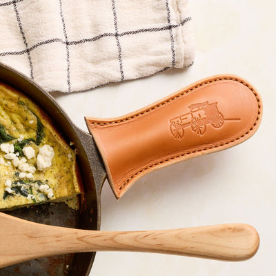Leather Cast Iron Skillet Handle Cover