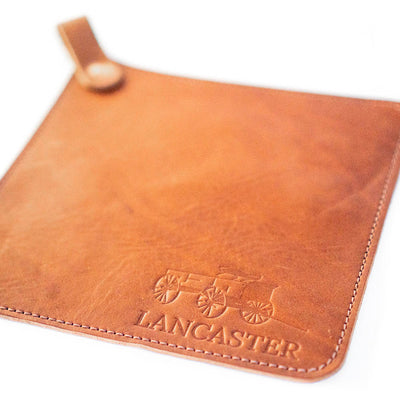 Stitched Leather Pot Holder